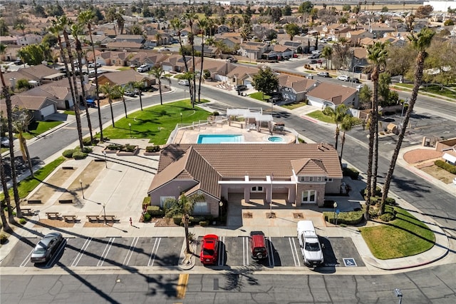 birds eye view of property featuring a residential view