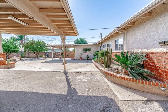 view of patio / terrace featuring a fenced backyard