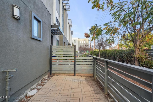 exterior space with fence