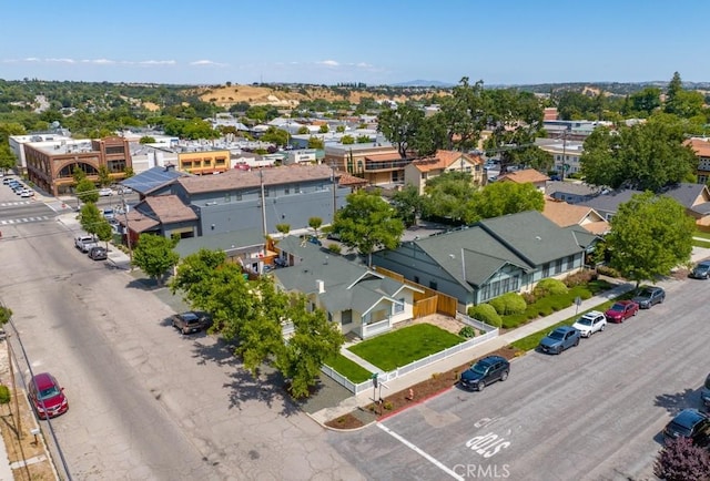 bird's eye view featuring a residential view