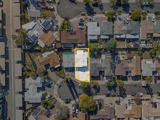 drone / aerial view featuring a residential view