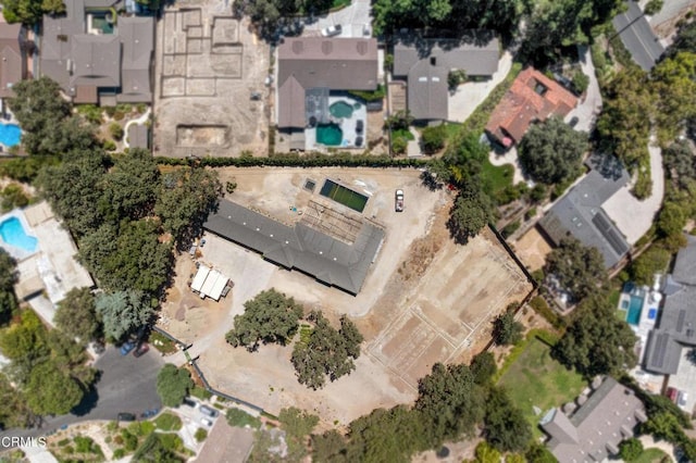 birds eye view of property featuring a residential view