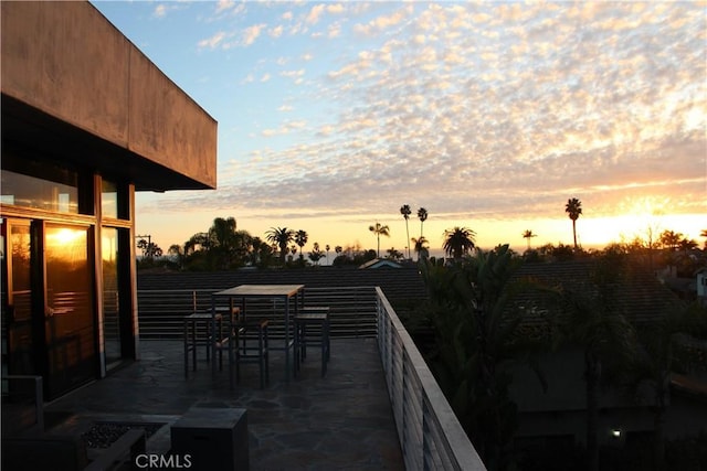 205 Esplanade, San Clemente, CA 92672 - view of patio terrace at dusk