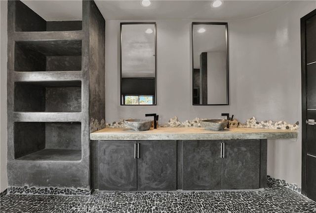 205 Esplanade, San Clemente, CA 92672 - full bath with double vanity and recessed lighting