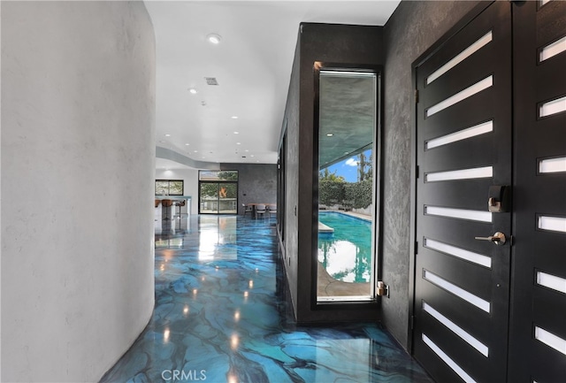 205 Esplanade, San Clemente, CA 92672 - interior space featuring recessed lighting and marble finish floor