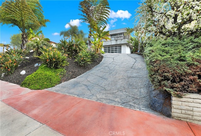 205 Esplanade, San Clemente, CA 92672 - view of front of house with concrete driveway and an attached garage