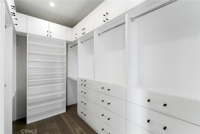 4414 Monaco St, San Diego, CA 92107 - spacious closet featuring dark wood-style flooring