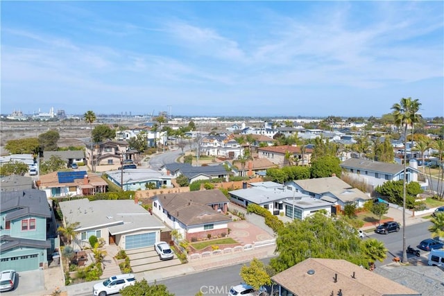 birds eye view of property featuring a residential view