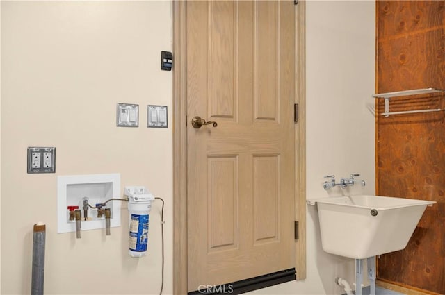 bathroom with a sink