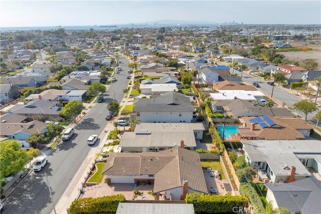 drone / aerial view featuring a residential view