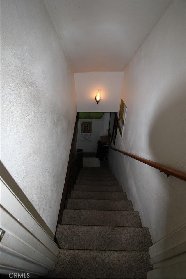 view of staircase