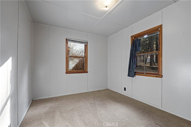1779 Virginia St, Wrightwood, CA 92397 - empty room featuring light colored carpet and a decorative wall