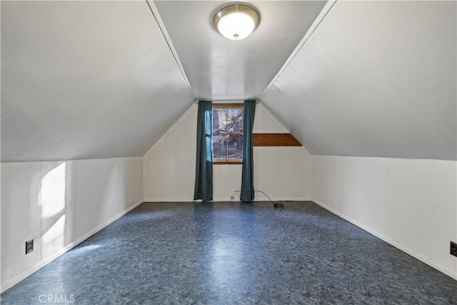 1779 Virginia St, Wrightwood, CA 92397 - additional living space featuring lofted ceiling and baseboards