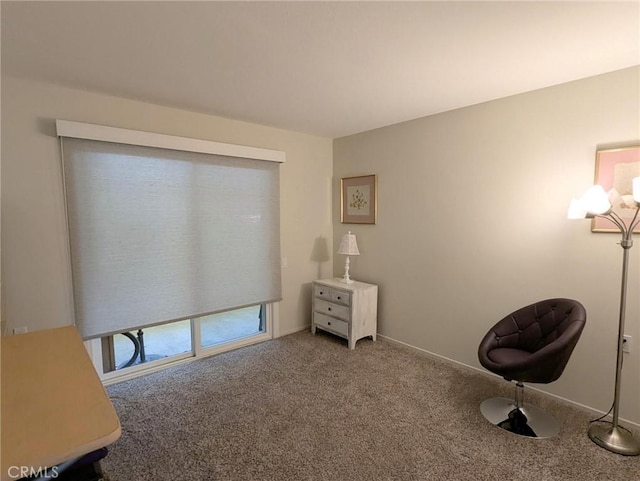 3311 Via Carrizo Unit P, Laguna Woods, CA 92637 - living area with carpet and baseboards
