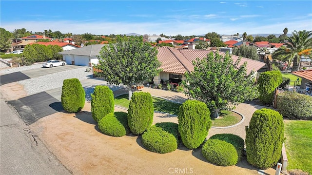 birds eye view of property featuring a residential view