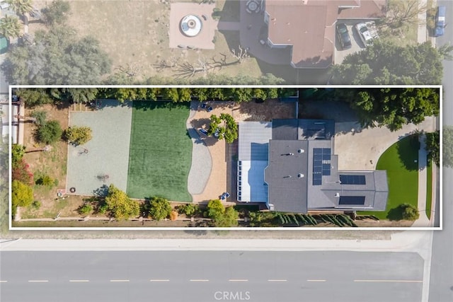 13440 Pala Ave, Sylmar, CA 91342 - aerial view of property and surrounding area featuring property parcel outlined