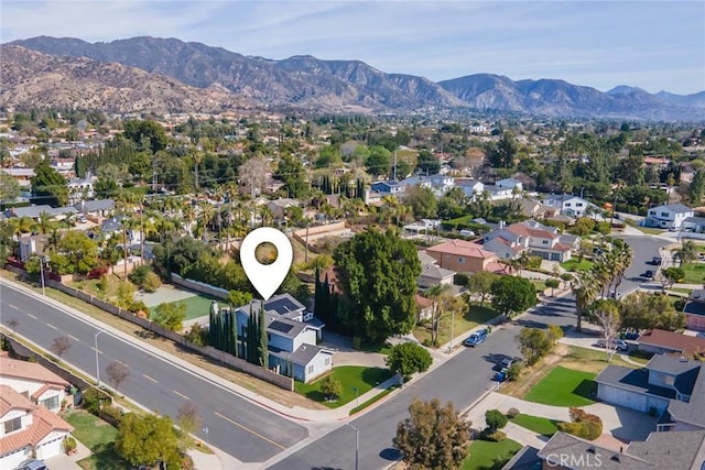 13440 Pala Ave, Sylmar, CA 91342 - aerial perspective of suburban area featuring a mountain backdrop