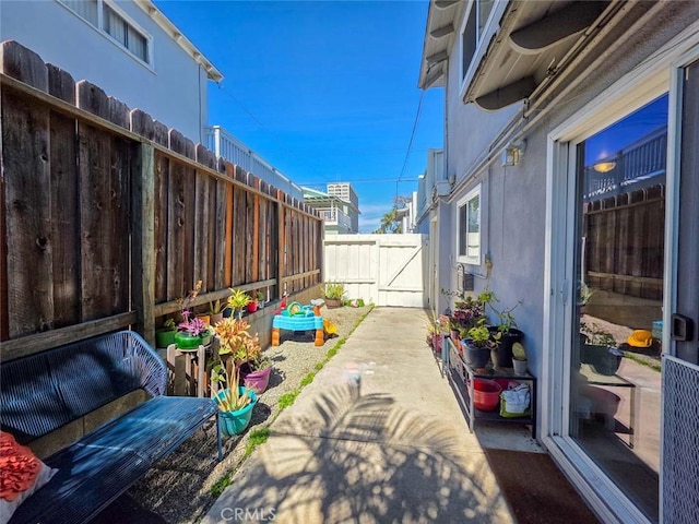 view of patio / terrace featuring a fenced backyard