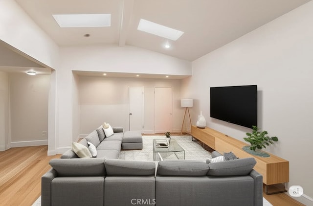 19309 Tillman Ave, Carson, CA 90746 - living room with a skylight and wood finished floors