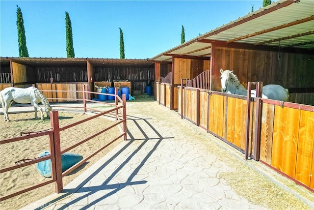 view of stable