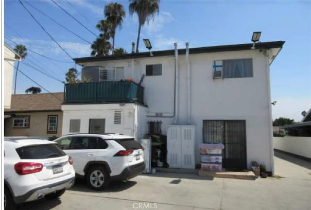 view of front of home with stucco siding