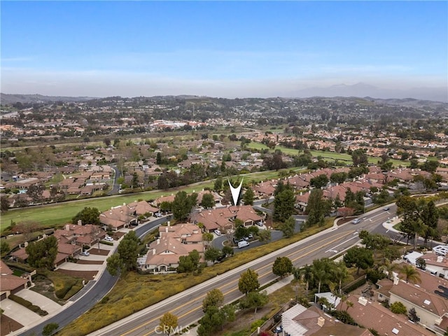 aerial view featuring a residential view