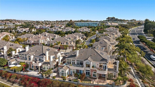 drone / aerial view featuring a residential view