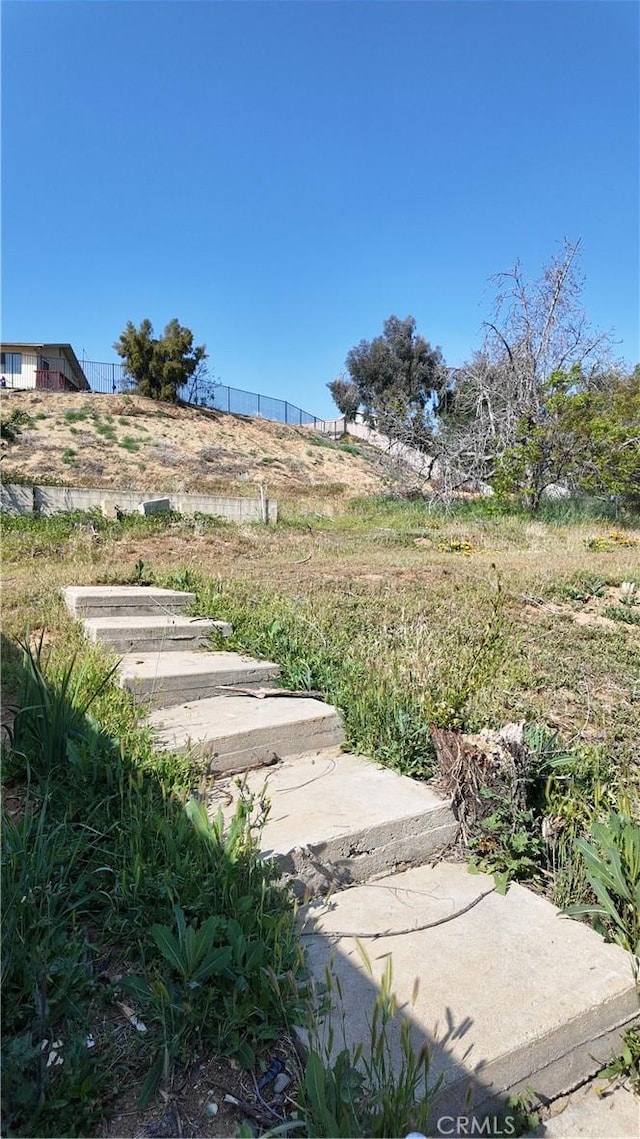 view of yard
