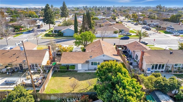 drone / aerial view featuring a residential view