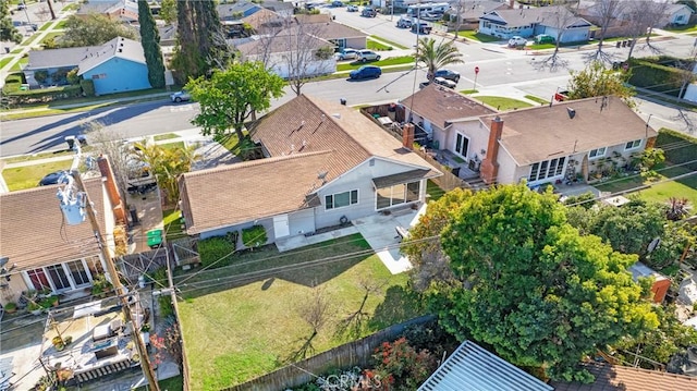 birds eye view of property featuring a residential view