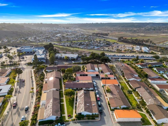 aerial view featuring a residential view