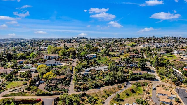 birds eye view of property featuring a residential view