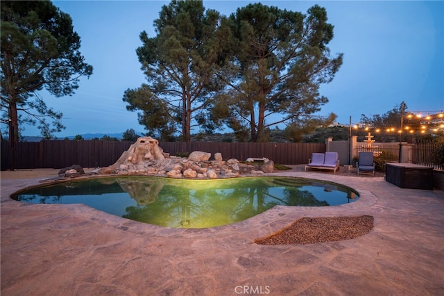 38270 Calaveras Rd, Temecula, CA 92592 - view of pool with a fenced backyard and a patio area