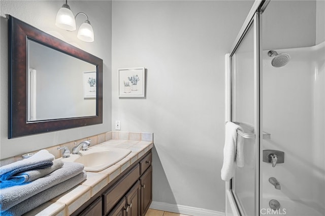 38270 Calaveras Rd, Temecula, CA 92592 - bathroom featuring vanity and enclosed tub / shower combo