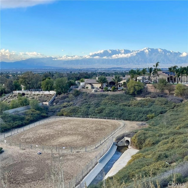 970 3rd St, Norco, CA 92860 - drone / aerial view of a mountainous background