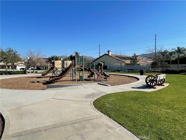 970 3rd St, Norco, CA 92860 - community jungle gym with a lawn