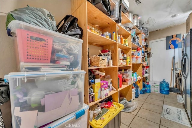 storage room featuring visible vents