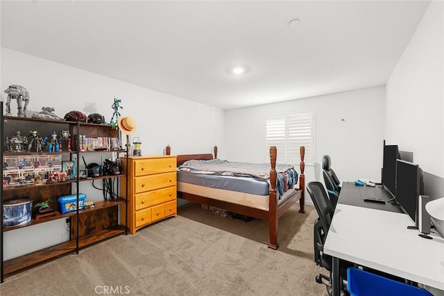 bedroom with carpet flooring