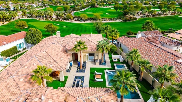 75851 Via Pisa, Indian Wells, CA 92210 - bird's eye view featuring view of golf course
