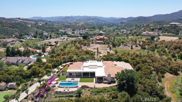 37305 Calle De Lobo, Murrieta, CA 92562 - drone / aerial view of mountains and a pool area