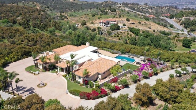 37305 Calle De Lobo, Murrieta, CA 92562 - aerial view of property and surrounding area featuring a pool area