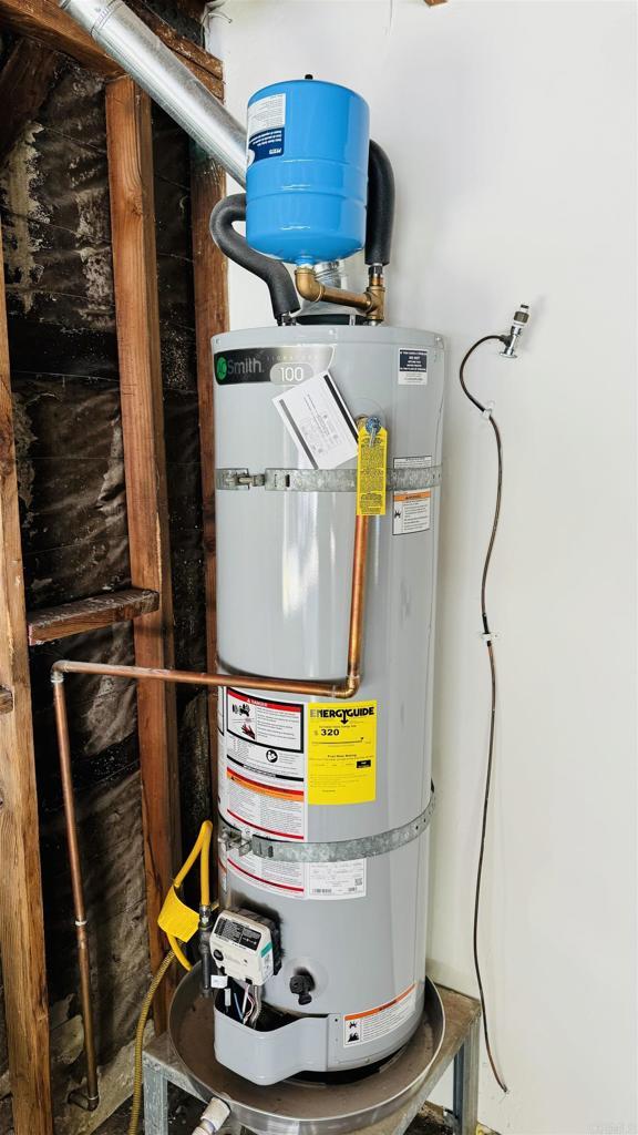 utilities featuring water heater