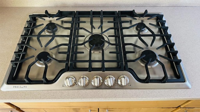 details featuring gas stovetop