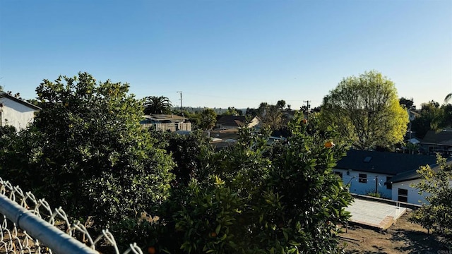 exterior space with a residential view