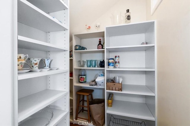 view of pantry
