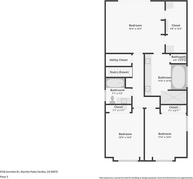 5726 Sunmist Dr, Rancho Palos Verdes, CA 90275 - floor plan / room layout
