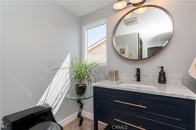5726 Sunmist Dr, Rancho Palos Verdes, CA 90275 - bathroom featuring vanity and baseboards