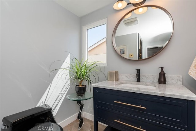 5726 Sunmist Dr, Rancho Palos Verdes, CA 90275 - bathroom with vanity and baseboards