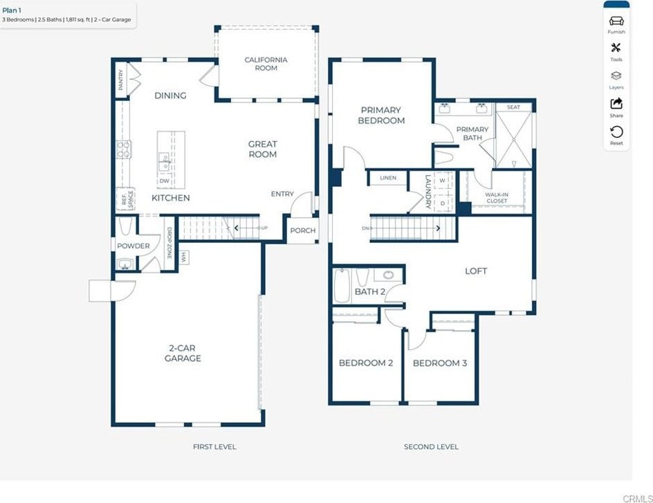 18017 Hazel Ct, Fountain Valley, CA 92708 - home floor plan