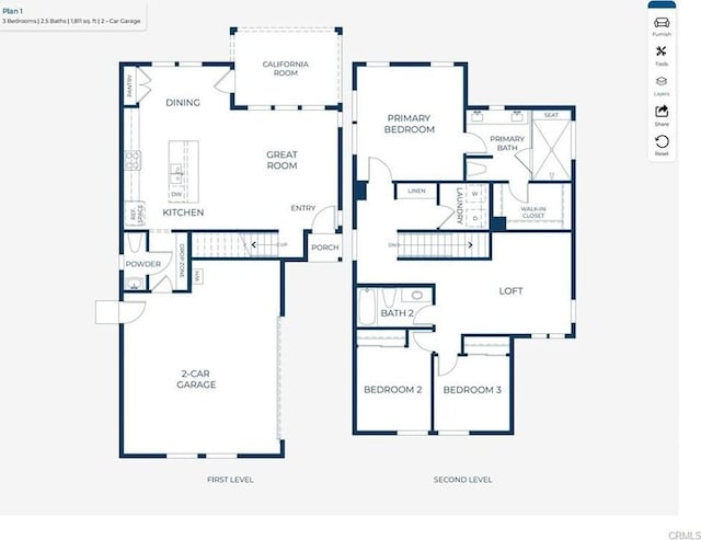 18017 Hazel Ct, Fountain Valley, CA 92708 - home floor plan